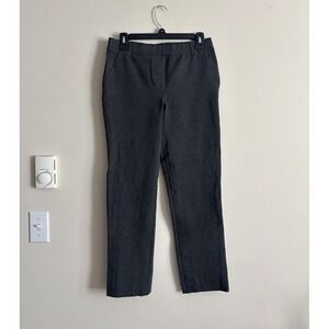 Quince Ponte Pull On Pants Stretch Womens Medium Gray Office Neutral Minimalist